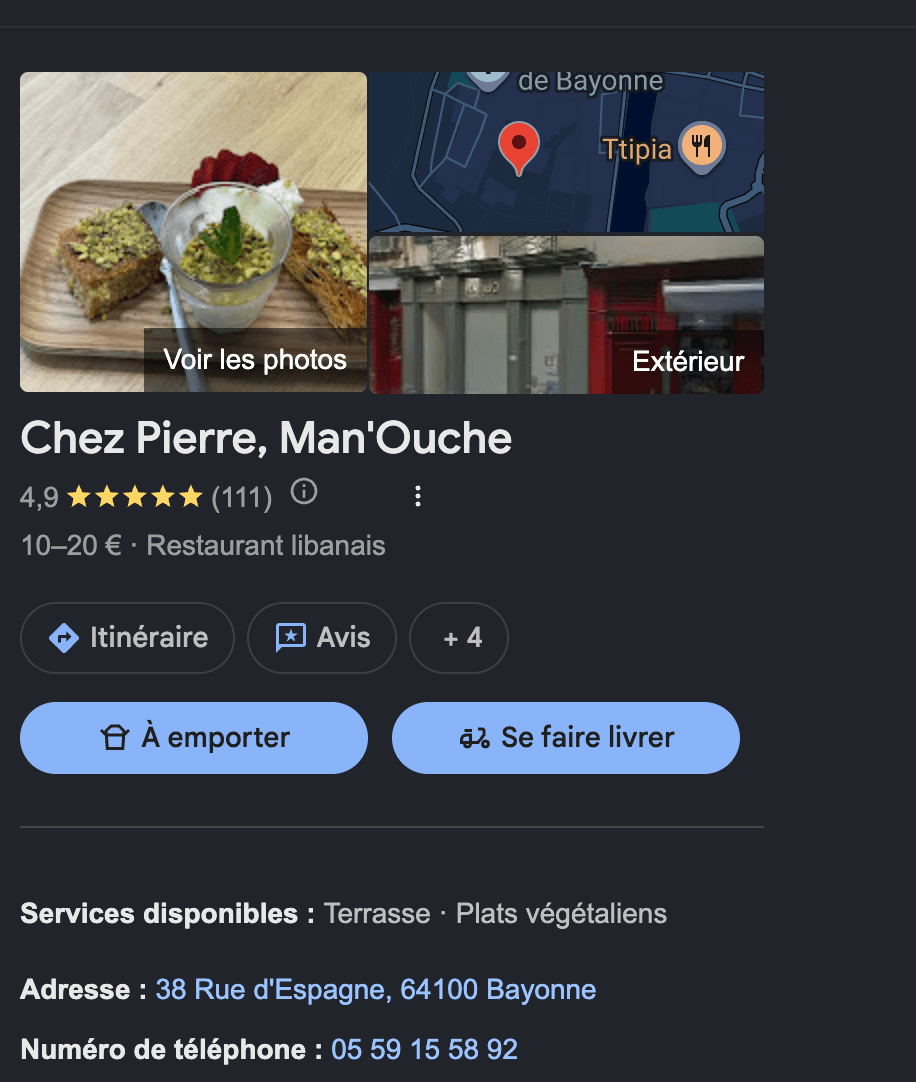 Avis Google